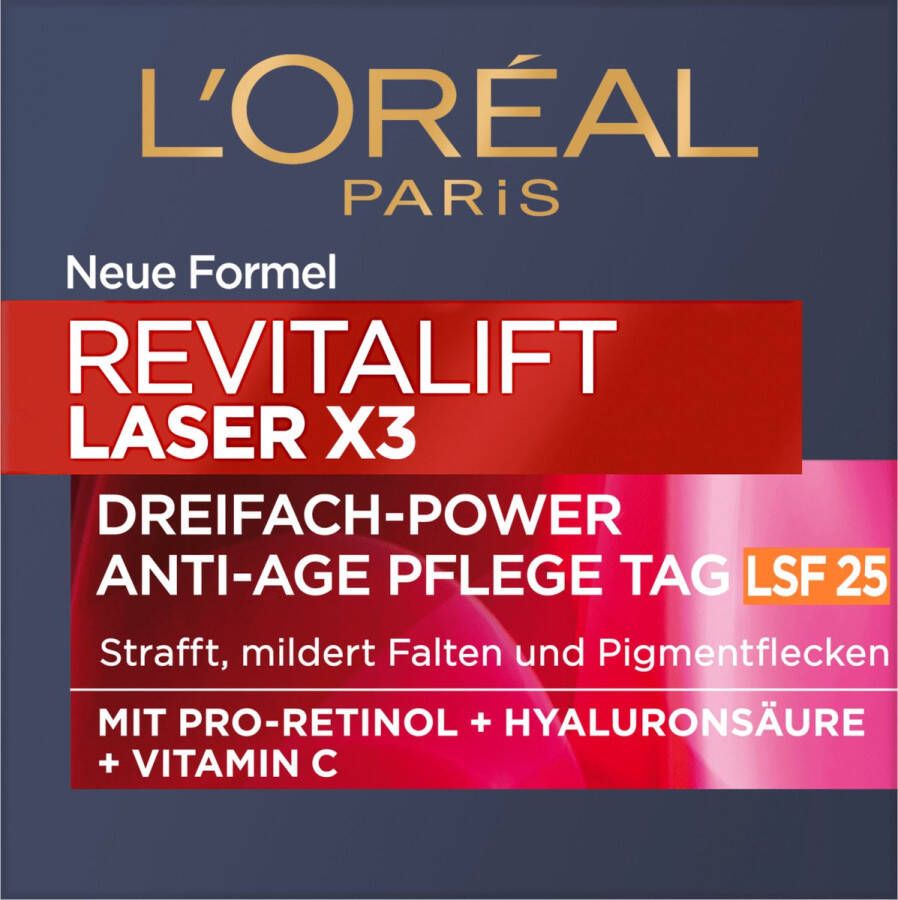 L Oréal Paris L'ORÉAL PARIS Dagcrème Revitalift Laser X3 LSF 25 50 ml