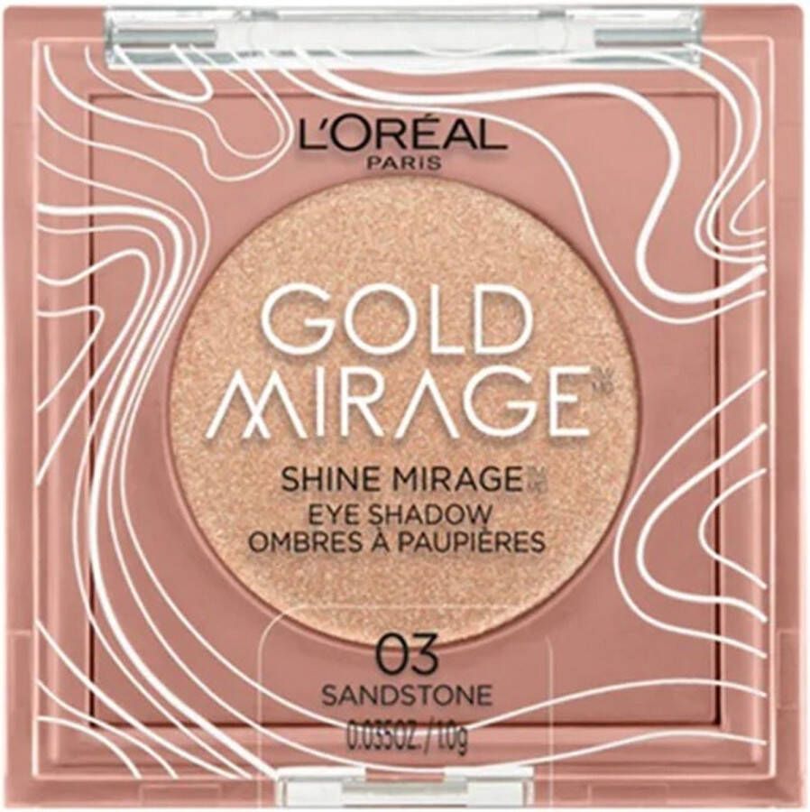 L Oréal Paris Loreal Paris Gold Mirage Shimmer Eyeshadow 03 Sandstone Oogschaduw 10 g