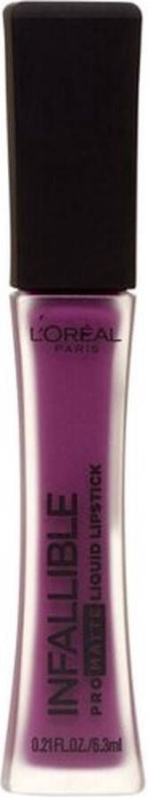 L Oréal Paris L'Oreal Paris Infallible Pro Matte Liquid Lipstick 356 Deeply Disturbed Paars Lippenstift 6.3 ml