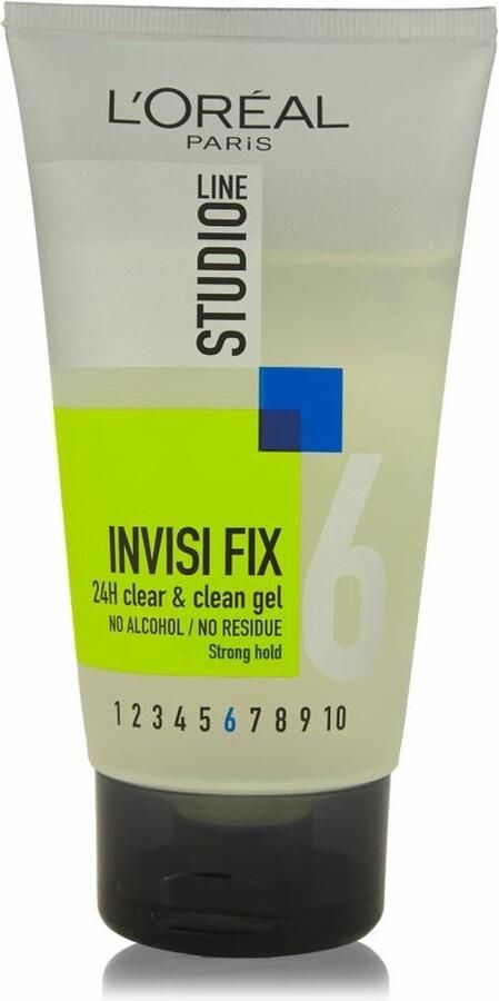 L Oréal Paris L'Oréal Paris Studio Line Invisi Fix 24H Clear & Clean Gel 150 ml Strong Voordeelverpakking 12 stuks