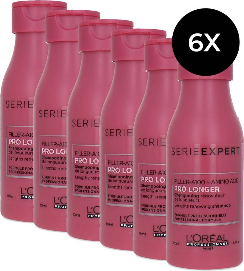 L Oréal Paris L'Oréal Professionel Serie Expert Pro Longer Length Renewing Shampoo 6 x 100 ml