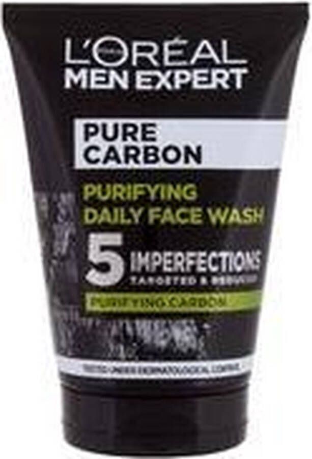 L Oréal Paris L'Oréal Purifying Daily Face Wash Pure Carbon 100 ml