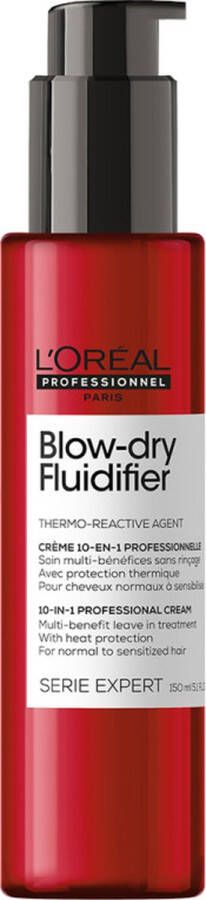 L Oréal Paris L Oréal Professionnel Blowdry Fludifier Styling crème voor alle haartypes 190 ml