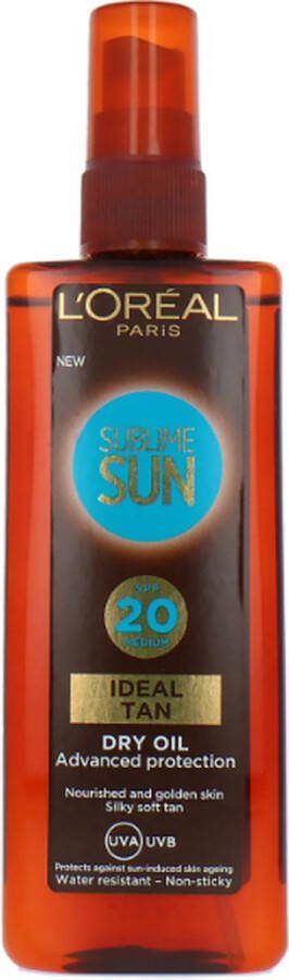 L Oréal Paris L'Oréal Sublime Sun Ideal Tan Dry Oil SPF 20 150 ml