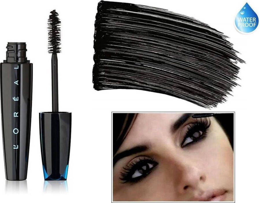 L Oréal Paris L'Oréal Voluminous Extra Volume Collagen Waterproof Mascara 695 Blackest Black