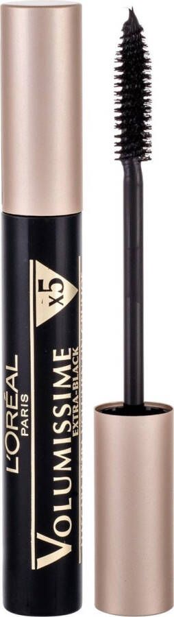 L Oréal Paris L´oreal Volumissime x5 Mascara (Carbon Black) Mascara for an intense look Eye Shadow Black