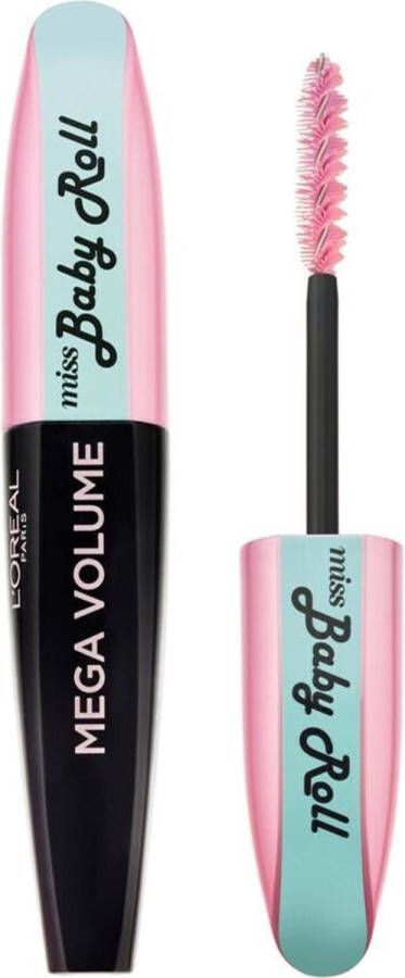 L Oréal Paris Mega Volume Miss Baby Roll Mascara Zwart