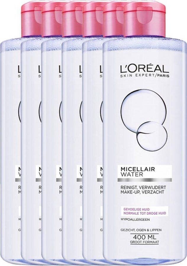 L Oréal Paris Micellar Water Droge en gevoelige huid 400ml 6x