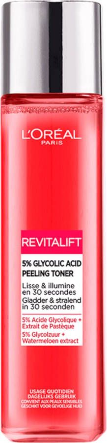 L'Oréal Paris Revitalift 5% Glycolzuur peeling toner 180 ml