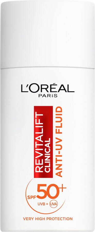 L Oréal Paris Revitalift Clinical Anti-UV Fluid SPF 50 met Vitamine C* 50ml