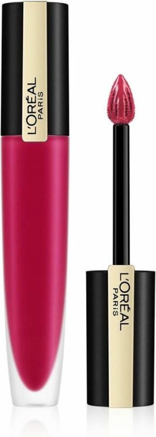 L Oréal Paris Rouge Signature Lippenstift 114 I Represent Roze Matte Vloeibare Lipstick