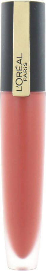 L Oréal Paris Rouge Signature Lippenstift 129 I Lead Roze Matte Vloeibare Lipstick