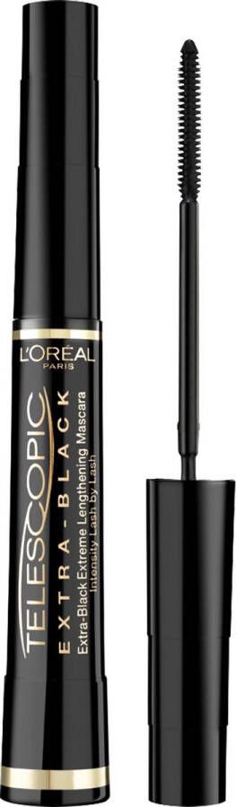 L Oréal Paris Telescopic Mascara Lengte Mascara voor Zichtbaar Langere Wimpers Flexibel multi-precisie borsteltje Extra Zwart 8ML