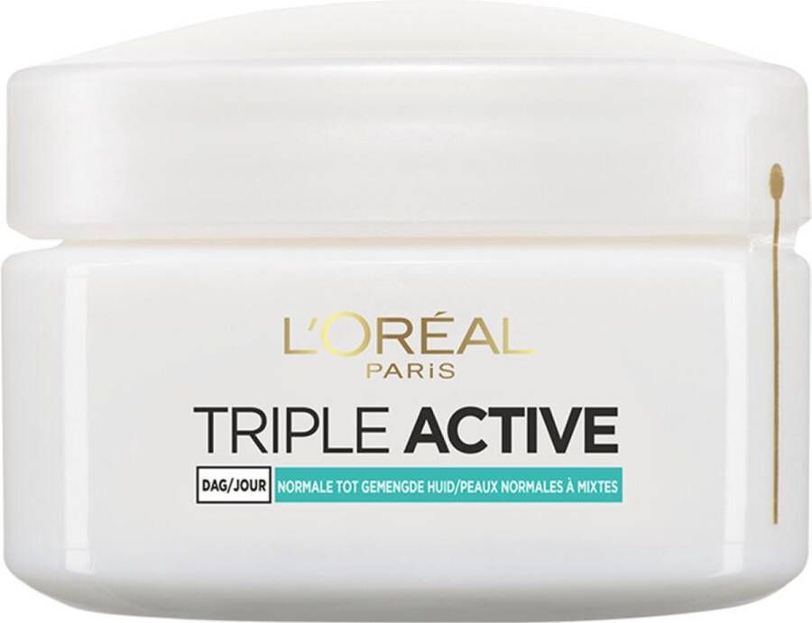 L Oréal Paris Triple Active Dagcrème Normale tot Gemengde Huid 50 ml