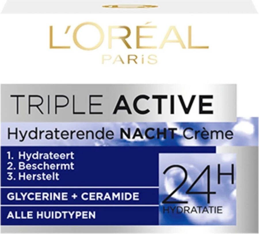 L'Oréal Paris Skin Expert Triple Active nachtcrème 50 ml