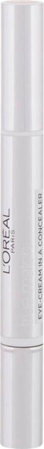 L Oréal Paris True Match Eye-Cream In a Concealer Verrijkt met Hyaluronzuur 1-2R Rose Porcelain