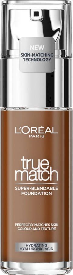 L Oréal Paris True Match Foundation 10D W Natuurlijk Dekkende Foundation met Hyaluronzuur en SPF 16 30 ml