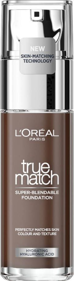 L Oréal Paris True Match Foundation 12N Natuurlijk Dekkende Foundation met Hyaluronzuur en SPF 16 30 ml