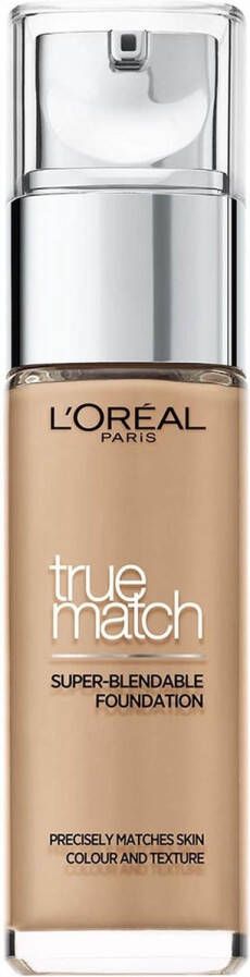 L Oréal Paris True Match Foundation 2.N Natuurlijk Dekkende Foundation met Hyaluronzuur en SPF 16 30ml Vegan