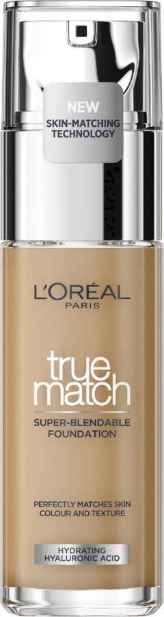 L Oréal Paris True Match Foundation 7D W Natuurlijk Dekkende Foundation met Hyaluronzuur en SPF 16 30 ml