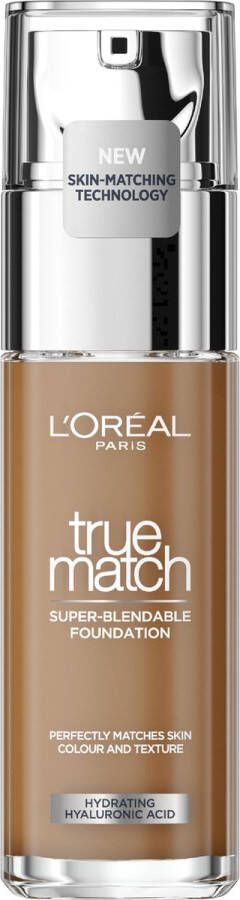 L Oréal Paris Accord Parfait Foundation 8.5D W Natuurlijk Dekkende Foundation met Hyaluronzuur en SPF 16 30 ml Vegan