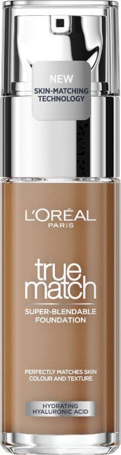 L Oréal Paris True Match Foundation Natuurlijk dekkende foundation met Hyaluronzuur en SPF 16 8.5N 30 ml