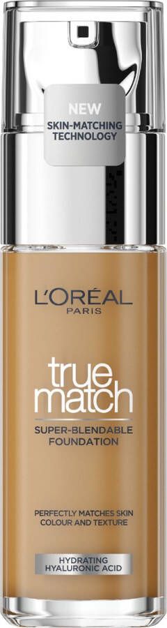 L Oréal Paris True Match Foundation 8D W Natuurlijk Dekkende Foundation met Hyaluronzuur en SPF 16 30 ml