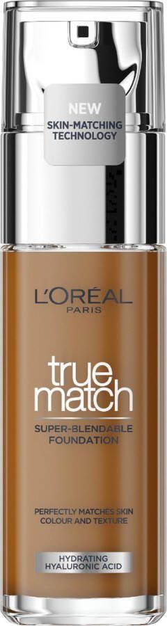 L Oréal Paris True Match Foundation 8N Natuurlijk Dekkende Foundation met Hyaluronzuur en SPF 16 30 ml Vegan