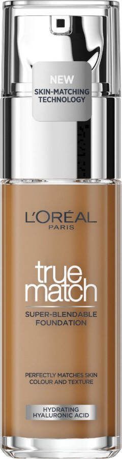 L Oréal Paris True Match Foundation Natuurlijk dekkende foundation met Hyaluronzuur en SPF 16 8R C 30 ml