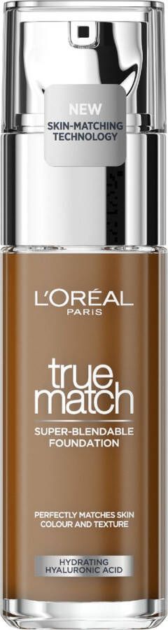 L Oréal Paris True Match Foundation 9.5.D W Natuurlijk Dekkende Foundation met Hyaluronzuur en SPF 16 30 ml