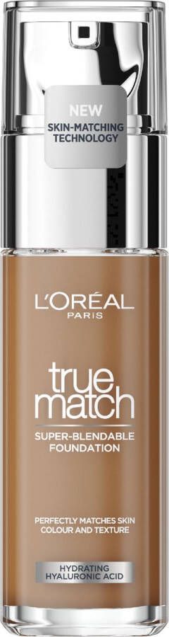 L Oréal Paris True Match Foundation Natuurlijk dekkende foundation met Hyaluronzuur en SPF 16 8.5N 30 ml