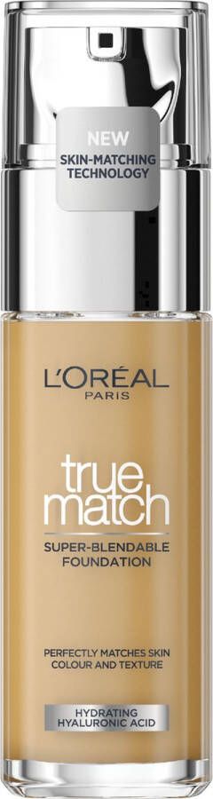 L Oréal Paris True Match Foundation Natuurlijk dekkende foundation met Hyaluronzuur en SPF 16 5.5D W 30 ml