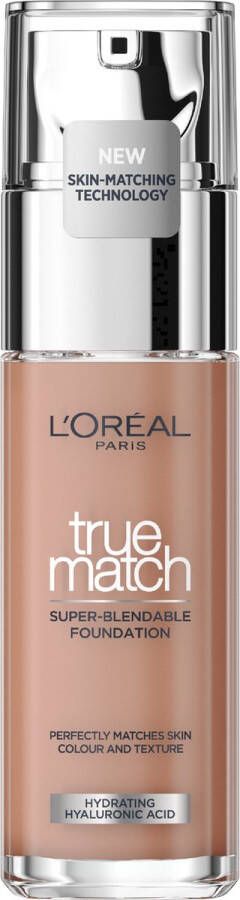 L Oréal Paris True Match Foundation 7.R C Natuurlijk Dekkende Foundation met Hyaluronzuur en SPF 16 30 ml