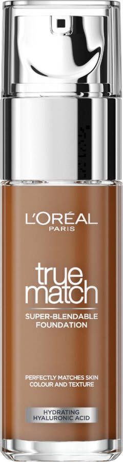 L Oréal Paris True Match Foundation Natuurlijk dekkende foundation met Hyaluronzuur en SPF 16 8.5R C 30 ml