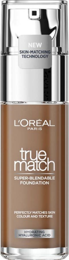 L Oréal Paris True Match Foundation Natuurlijk dekkende foundation met Hyaluronzuur en SPF 16 9.5N 30 ml