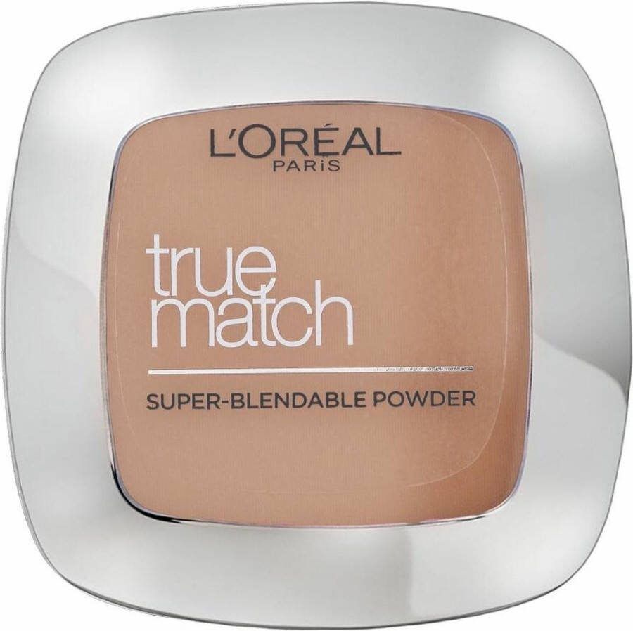 L Oréal Paris True Match Poeder 3W Gold Beige Matterend gezichtspoeder met een Natuurlijke Dekking 9gr