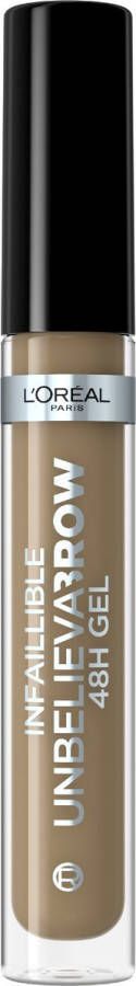 L Oréal Paris Unbelieva Brow 7.0 Blonde Blond Langhoudende Waterproof Wenkbrauwgel 3.4 ml