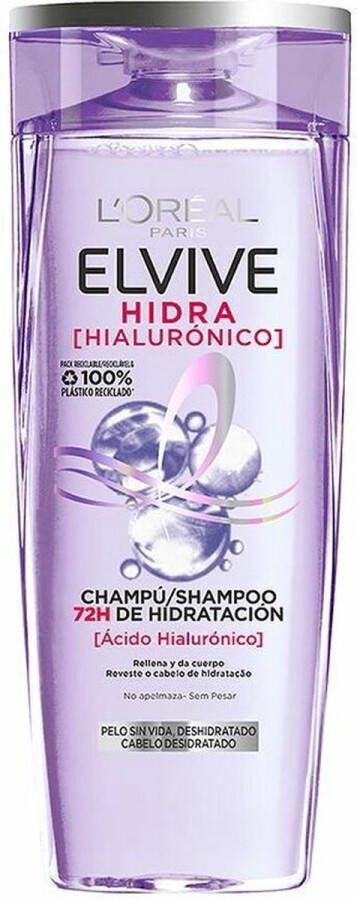 L Oréal Paris Vochtinbrengende Shampoo L'Oreal Make Up Elvive Hidra Hyaluronzuur (285 ml)