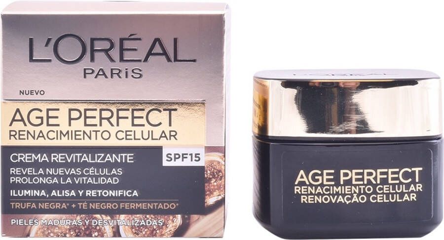 L Oréal Paris Voedende Dagcrème L'Oreal Make Up Age Perfect SPF 15 (50 ml) (50 ml)