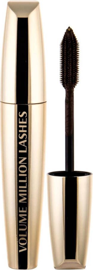 L Oréal Paris Volume Million Lashes Bruine Volume Mascara verrijkt met Kaaterolie & zwarte orchidee oliën- Classic Brown Bruin 10 7 ml