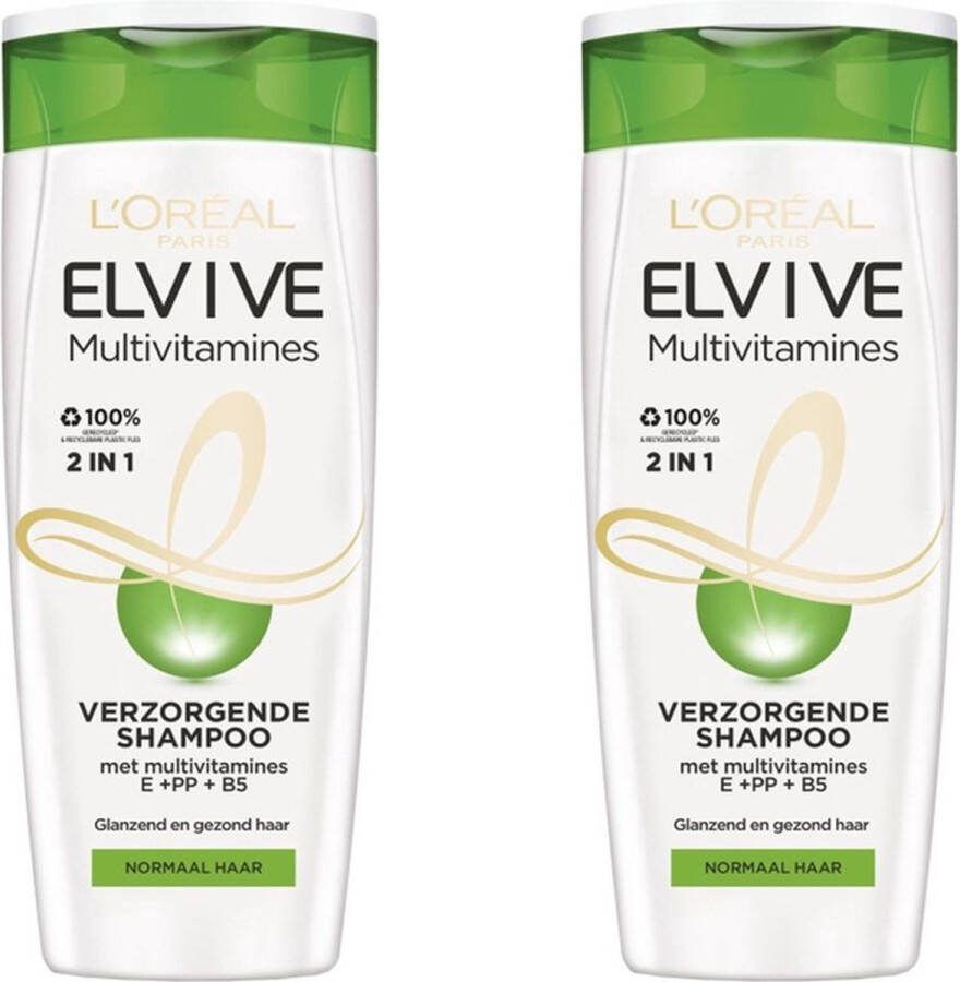 L´oreal Paris Elvive Shampoo Multivitamines 2-in-1 2 x 250 ml