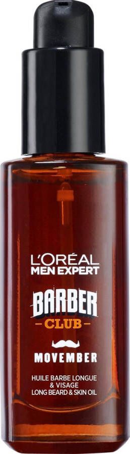 L Oréal Paris Men Expert Barber Club Baardolie voor baard snor & gezicht 30 ml Limited Movember