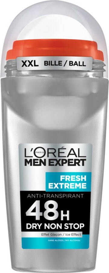 L'Oréal Paris Men Expert Fresh Extreme deodorant roller 6 x 50 ml voordeelverpakking