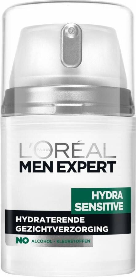 L Oréal Paris L Oréal Men Expert Hydra Sensitive Gezichtscrème 50 ml Gevoelige Huid