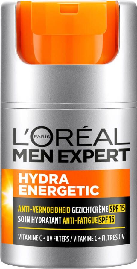 L Oréal Paris Men Expert L Oréal Paris Hydra Energetic Hydraterende Dagcrème SPF 15 50 ml