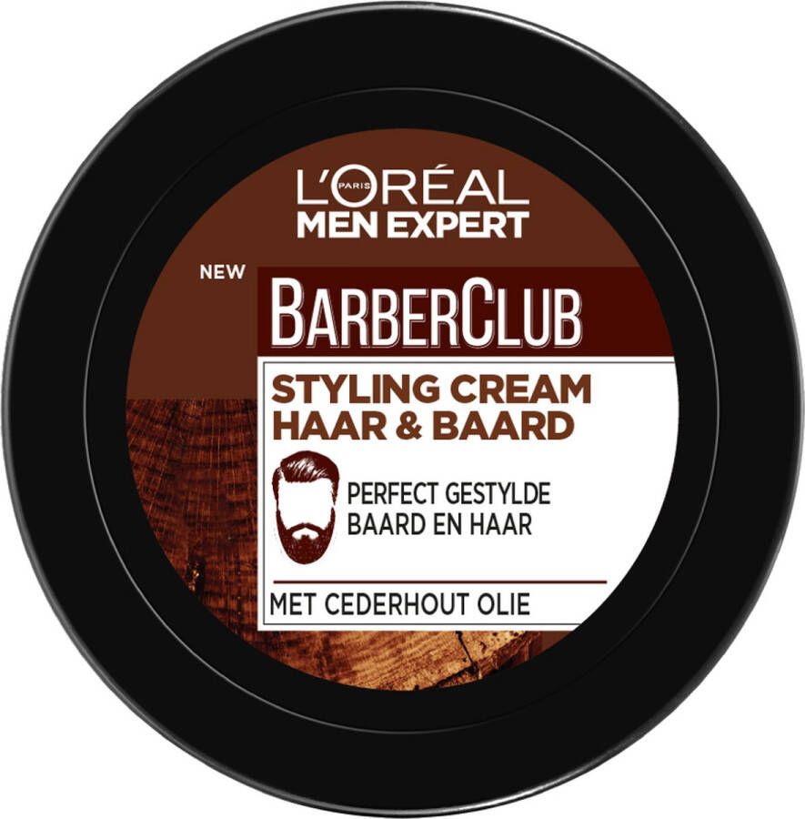 L Oréal Paris Men Expert L'Oréal Paris Men Expert BarberClub Beard & Hair Styling Cream 75ml