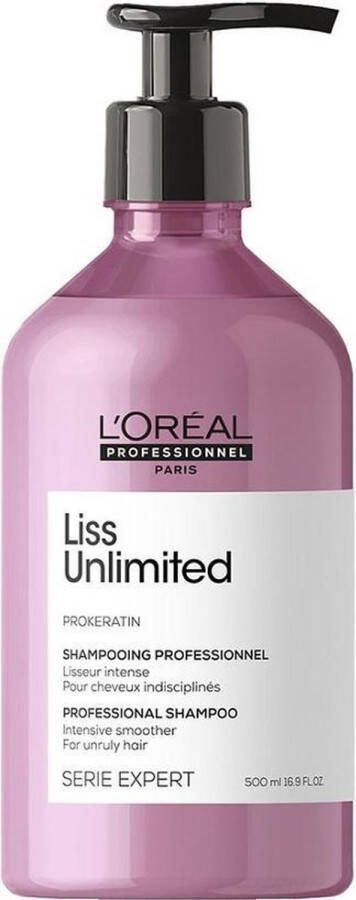 WAYS_ Serie Expert Liss Unlimited Shampoo intensieve gladmakende shampoo voor weerbarstig haar 500ml