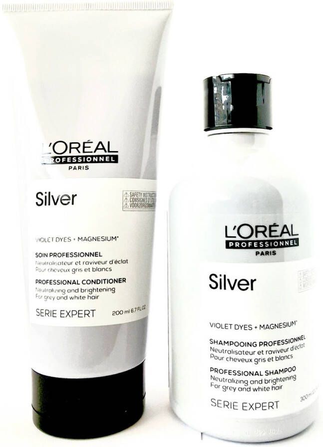 L´oréal Professionnel L Oreal Professional Silver Duo Shampoo 300ml + Conditioner 200ml