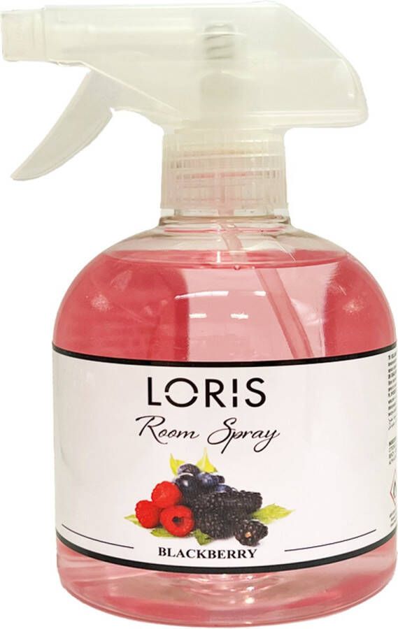 Loris Parfum Blackberry Roomspray Interieurspray Huisparfum 500 ml