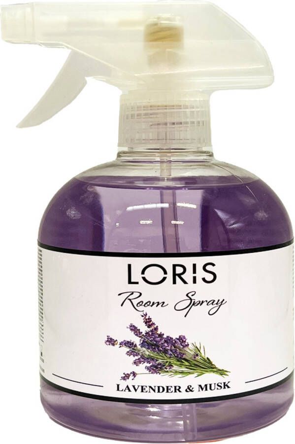 Loris Parfum Lavender Musk Roomspray Interieurspray Huisparfum 500 ml